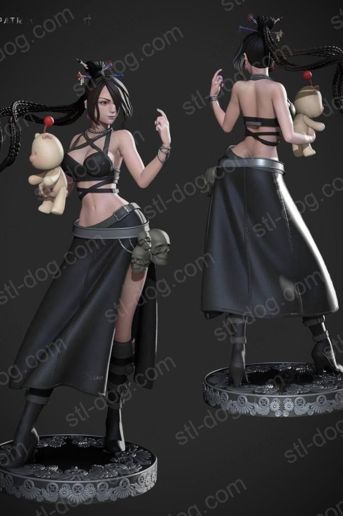 最终幻想X  (FFX) 中的 露露 3D打印图纸